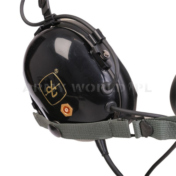Ochronniki Słuchu / Słuchawki Lotnicze Wojskowe David Clark Czarne Oryginał Demobil BDB