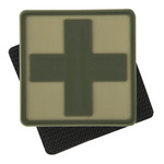 Emblemat Medyk "Medic Cross" PVC Helikon-Tex Khaki (OD-MED-RB-13)