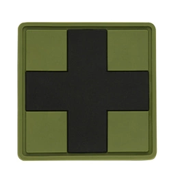 Naszywka Medic Cross PVC M-Tac Olive / Black (51124102)