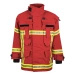 Firefighter Jacket Lion Apparel Red Original Used