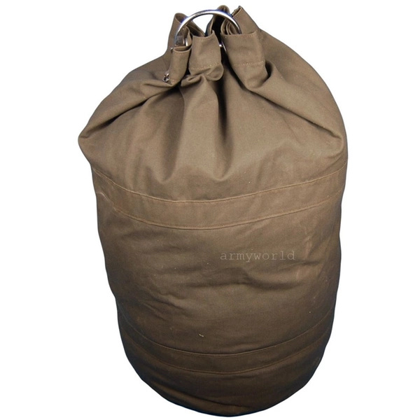 Military Transport Bag Marine Tarpaulin Bundeswehr 110 Litres Used