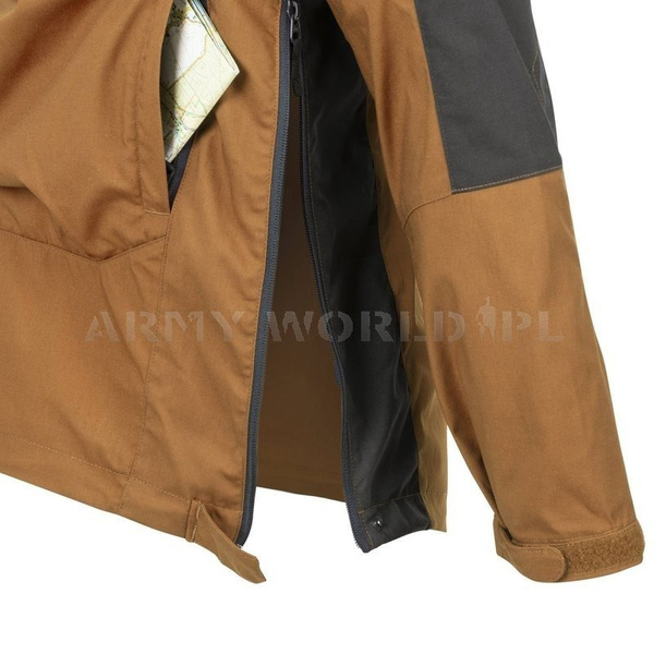 Kangaroo Anorak / Jacket WOODSMAN® Helikon-Tex Earth Brown / Black (KU-WDN-DC-0A01B)
