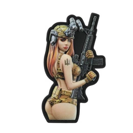 Naszywka Tactical Girl #8 Trojząb PVC M-Tac (51515001)