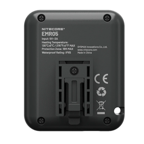 Bezprzewodowy Odstraszacz Na Komary EMR05 Nitecore Czarny (NC-EMR05)