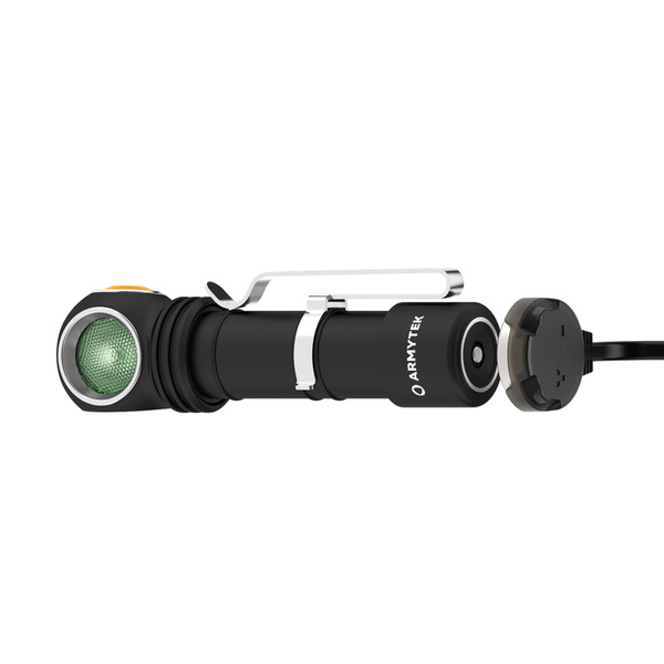 Latarka Czołowa Armytek Wizard C2 White / Green Warm Magnet Czarna (F0920W)