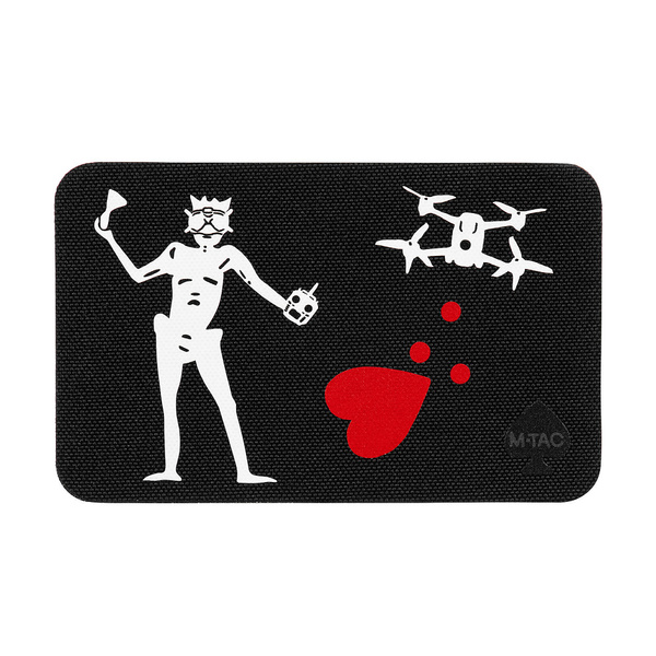 Naszywka Flaga Czarnobrody Drone M-Tac Czarna (51483005)