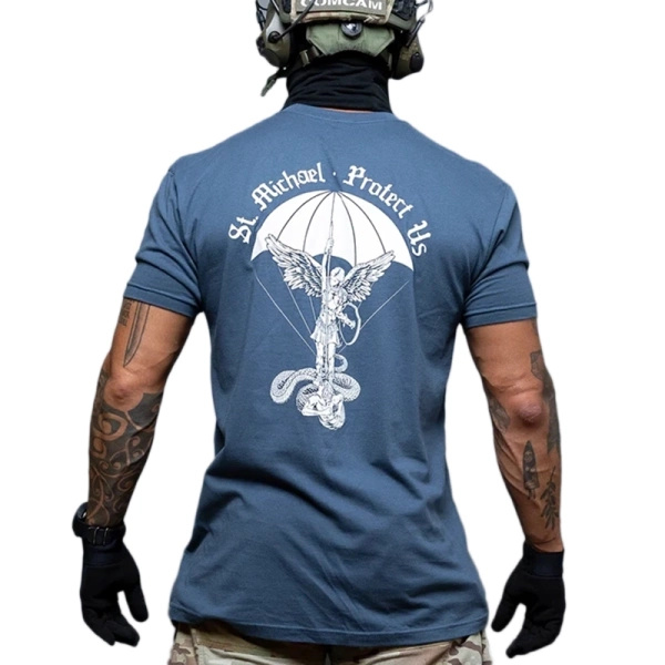 T-Shirt St. Michael Brothers In Arms Indigo