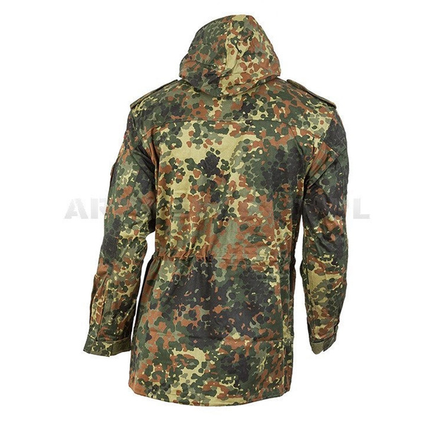 Military Jacket Parka Bundeswehr Flecktarn Genuine Military Surplus Used