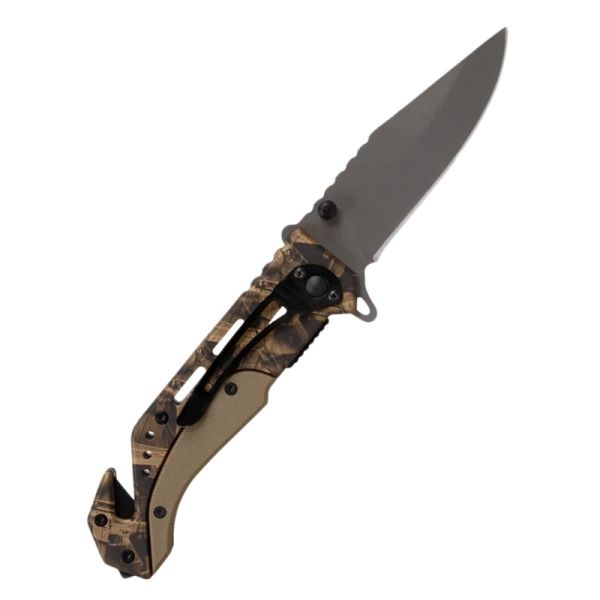 Nóż Składany Ratowniczy 6-49 Tech-Gold Dominator