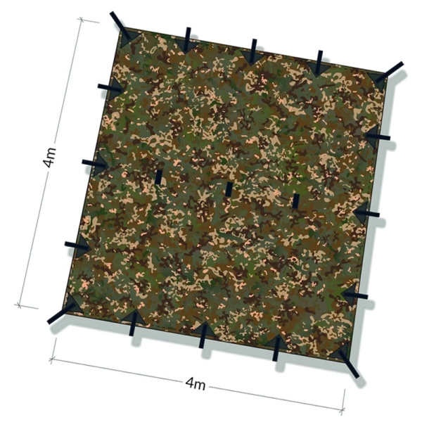 Płachta Biwakowa Tarp 5x5 DD Hammocks Multicam