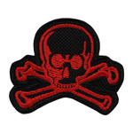 Naszywka Old Skull M-Tac Czarno / Czerwona (51132233)