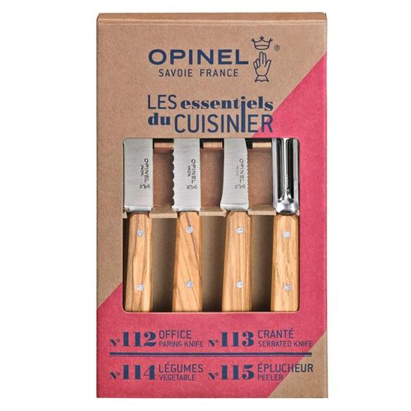 Zestaw Jarzyniaków Essentials Olivewood Box Set Opinel (002163)