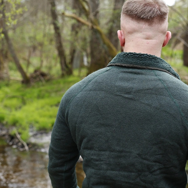 Military Dutch Woolen Fleece Jacket Original Demobil