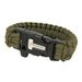  Paracord Bracelet With A Firestarter And A Whistle Bushmen Olive New