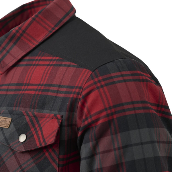 Koszula Ocieplana Winter Warden Helikon-Tex Slate Crimson Plaid (KO-WWS-PB-PJ)