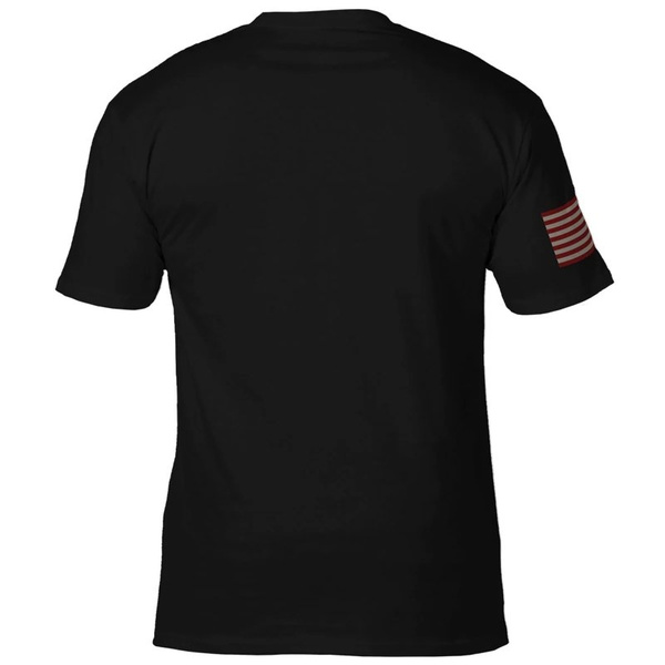 T-shirt Betsy Ross Flag Skull 7.62 Design Czarny (762-1123BLK / BAT-1123BLK)