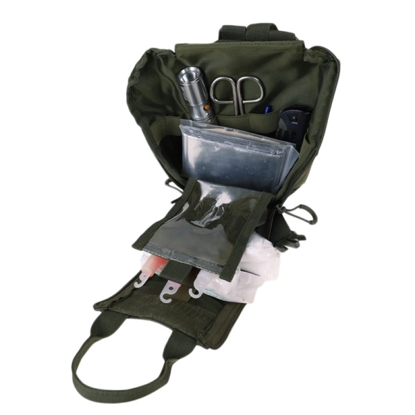 Apteczka Zasobnik Medyczny Zrywana Trauma Kit Molle Dominator PL Camo