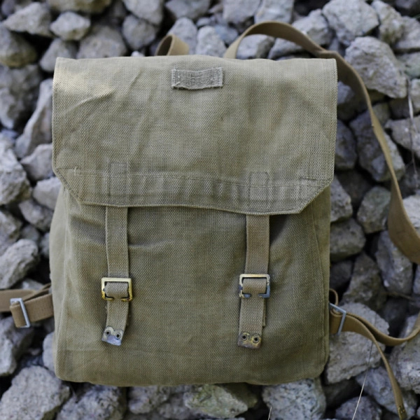 Plecak Holenderski Brezentowy Coyote Oryginał Demobil BDB