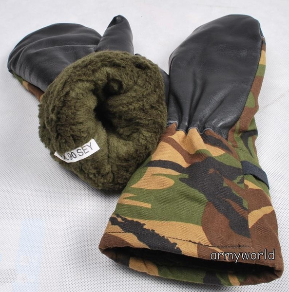 Military Dutch Warmed Gloves DPM Original Demobil