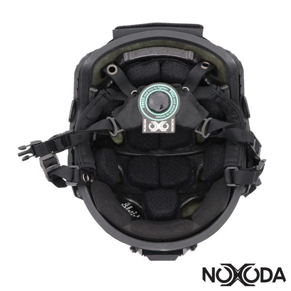 Hełm Balistyczny Noxoda NXH01PRO Typ FAST (High-Cut) NIJ IIIA / PN-K2O3 Czarny