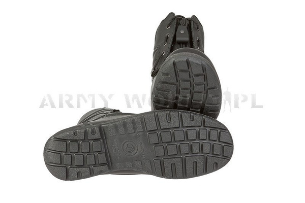 Buty Pilota Wojskowe Holenderskie Oryginał Czarne BDB