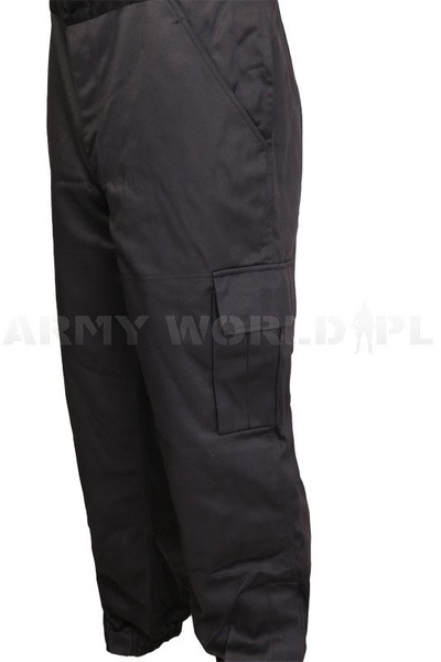 The uniform of the Polish Army Tankman Black 601/MON Set Shirt + Trousers - Original - New
