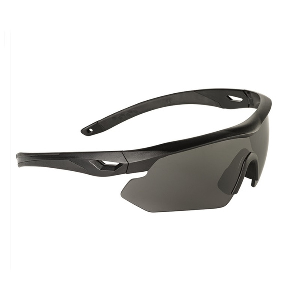 Okulary Taktyczne SwissEye NIGHTHAWK Czarne 3 Wizjery 