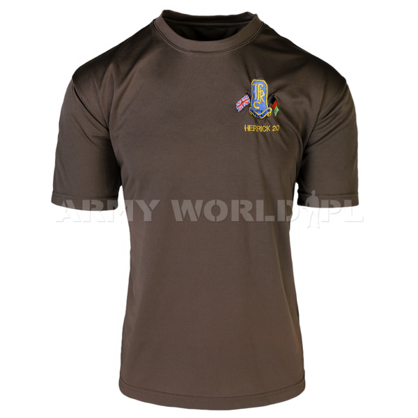 T-shirt Termoaktywny Coolmax Herrick 20 Brązowy Oryginał Demobil BDB