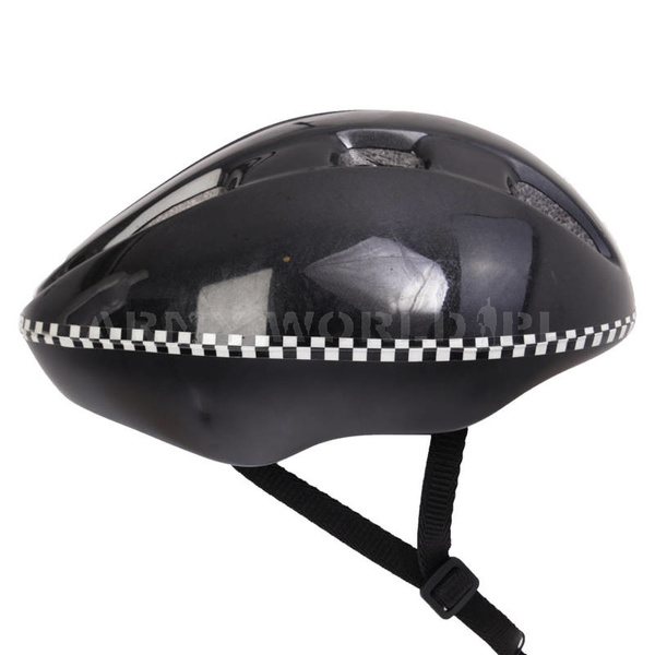 Kask Ochronny Rowerowy V9-B Police Czarny Demobil II Gatunek