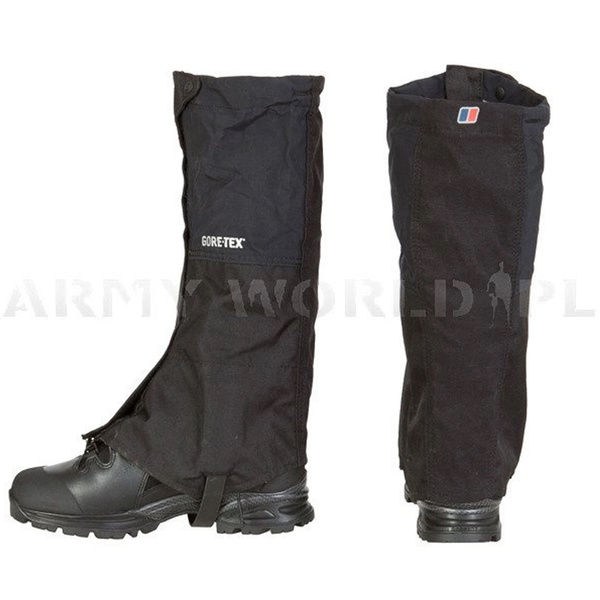 Gaiters-Shin Protectors Berghaus GORE-TEX GTX Gaiters Black Original Used