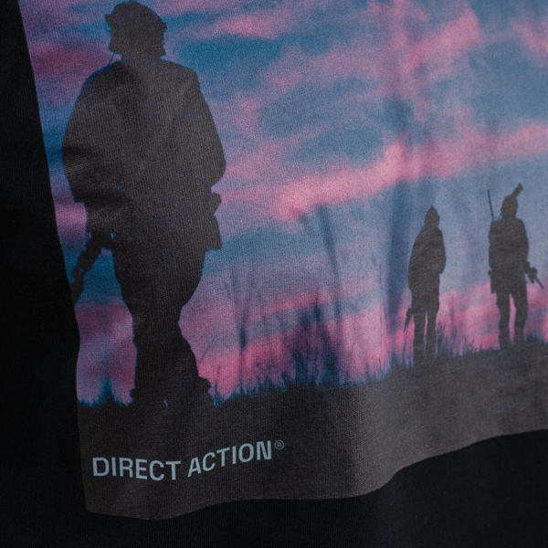 T-shirt Sunset Direct Action Czarny (TS-SUNS-CTN-BLK)