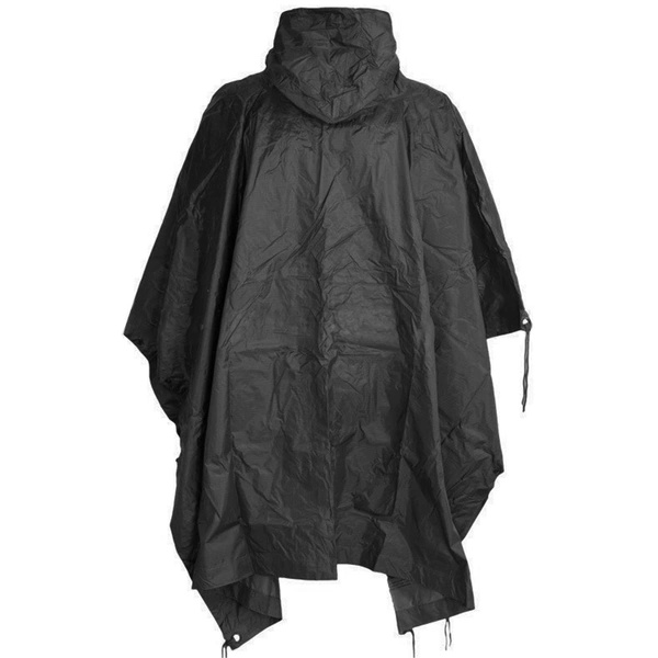 Peleryna Przeciwdeszczowa / Poncho Ripstop Mil-tec Czarne (10630002)