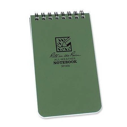 All-Weather Notebook Rite in the Rain 3x5" Olive New