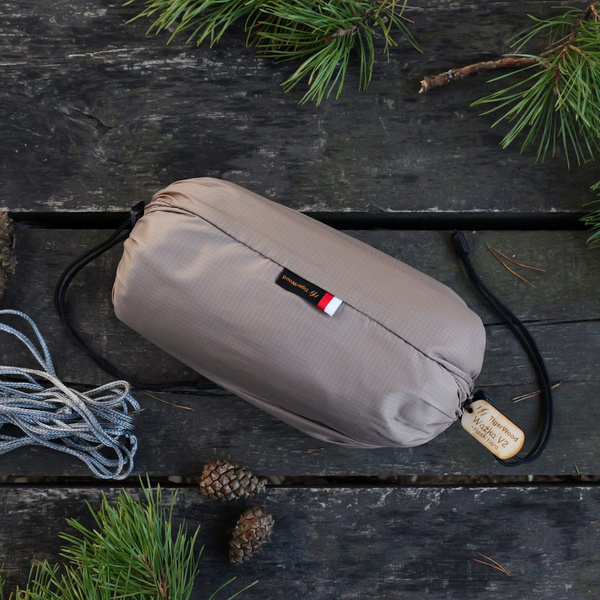 Hamak Lekki Turystyczny Ważka V2 + Moskitiera Pocket TigerWood Khaki
