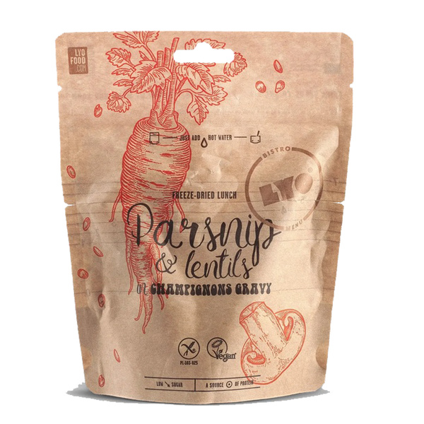 Liofilizowany Pasternak I Soczewica W Sosie Pieczarkowym LYOFOOD 270 g 