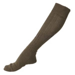 Military Socks Bundeswehr Woolen Long Version Oliv Original New