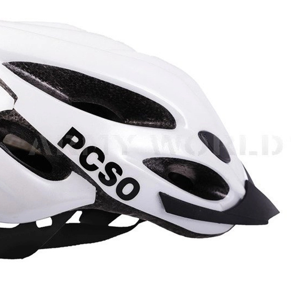 Kask Rowerowy Biały Oryginał Demobil BDB