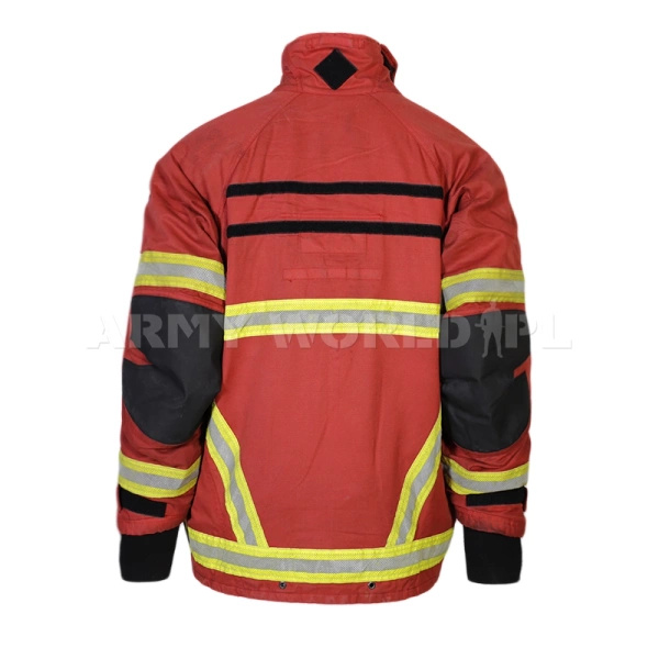 Kurtka Strażacka Wojskowa Lion Apparel M2 Czerwona Oryginał Demobil BDB