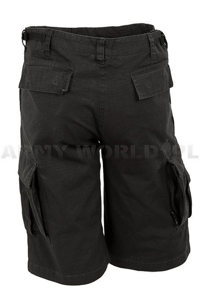 Bermuda Pants Ripstop Miltec Shorts Black