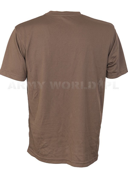 T-shirt Termoaktywny Coolmax Z Naszywką Engineer Regiment Brąz Oryginał Demobil DB