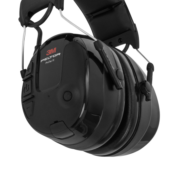 Ochronniki Słuchu Aktywne 3M Peltor ProTac III Czarne (MT13H221A)