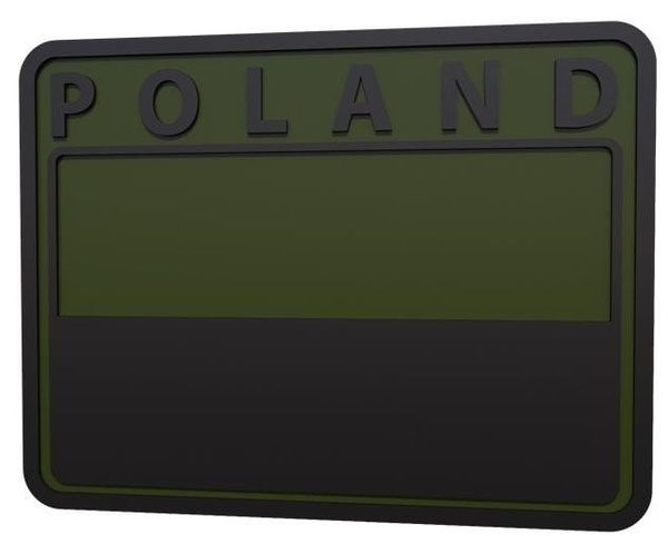Emblemat PVC Flaga Polski Olive Green POLAND Helikon-Tex Komplet 2 Sztuk (OD-FP2-RB-02)