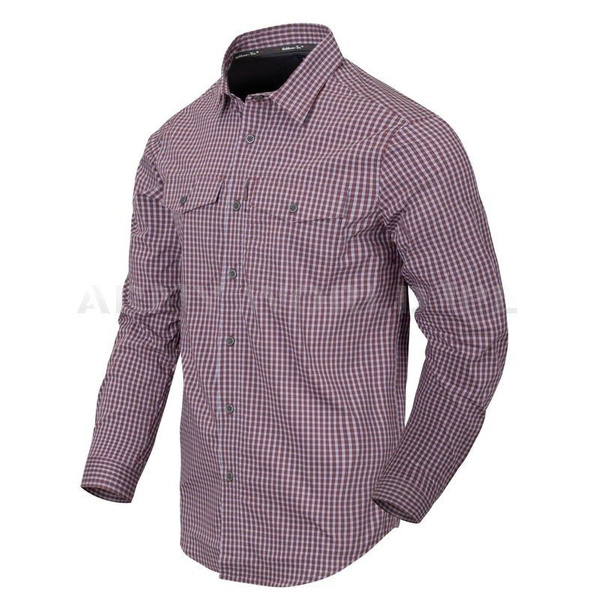 Shirt Covert Concealed Carry Helikon-Tex Foggy Grey Plaid (KO-CCC-CB-PC)