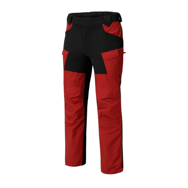 Spodnie Helikon-Tex HOP Hybrid Outback Pants DuraCanvas® Crimson Sky / Czarne (SP-HOP-DC-8301A)