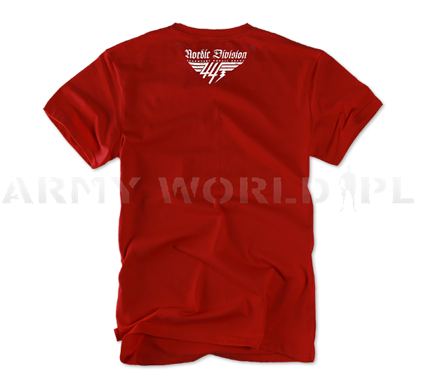 T-shirt Nordic Division Doberman's Aggressive Czerwony (TS92)