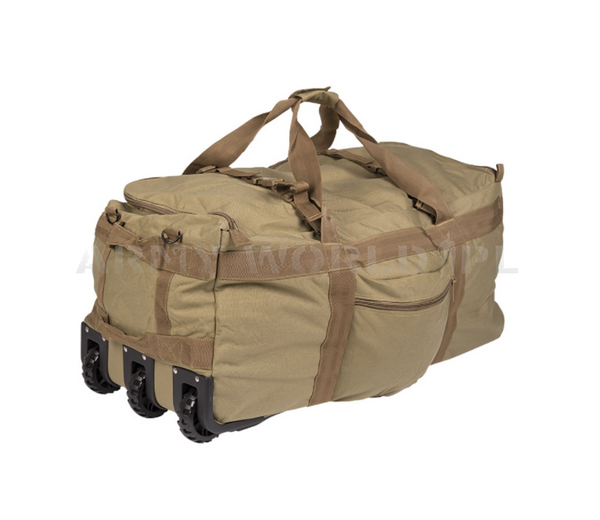 Combat Duffle Bag / Backpack With Wheels Mil-tec Olive