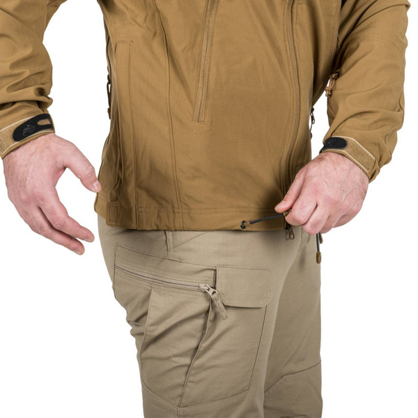 Jacket Helikon-Tex Cougar® QSA™ + HID™ Softshell Windblocker Coyote (KU-CGR-SM-11)