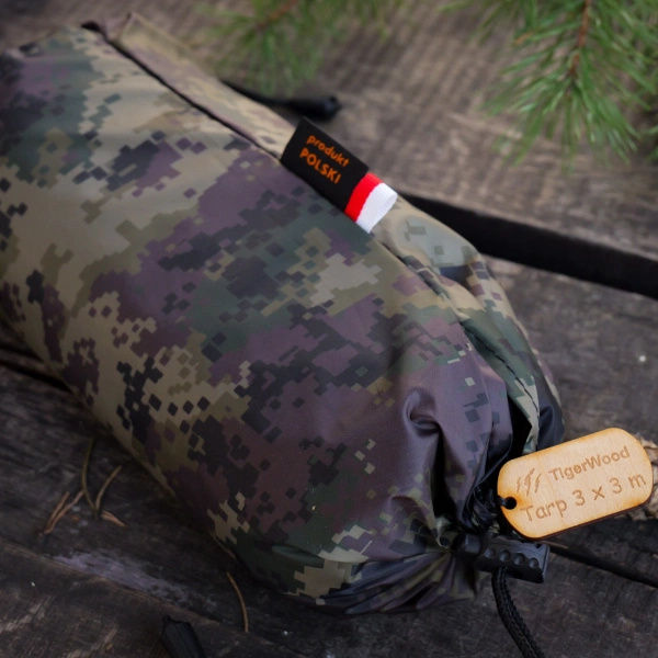 Tarp T2 3x3 m Poland TigerWood Camo / Black