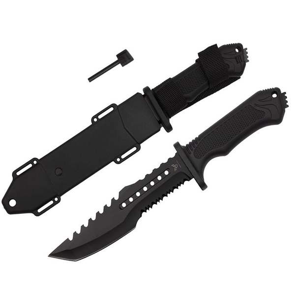 Nóż Ratowniczy Hastaa Maverig Czarny (01HS351)