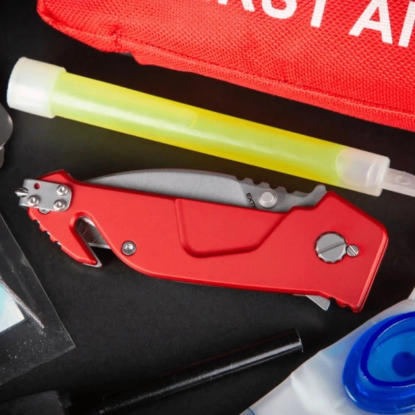 Nóż Składany T9111 Rescue Extrema Ratio Czerwony
